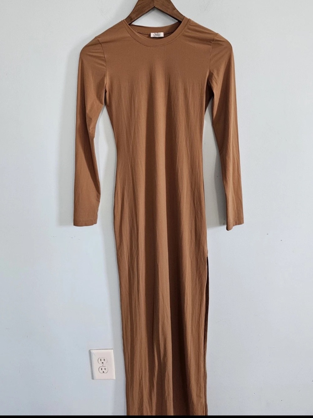 CHAM LONG DRESS - Camel Long Sleeve XL/XXL